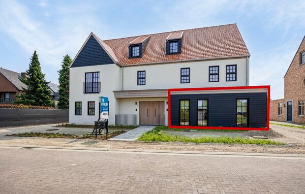 Gelijkvloerse verd. + tuin te huur in Oudsbergen