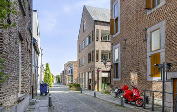 Midden in het centrum van Maaseik bevindt zich dit appartement op de derde verdieping van een imposant herenhuis. De woning werd omstreeks 1651 “In de Soete Naem” genoemd, later in 1710 werd dit herenhuis aangepast aan de late Maasstijl en werd de naa